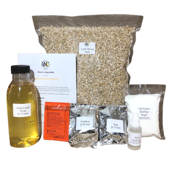 BelgeCraft Belgian Saison All Grain Malt Kit - BELGECRAFT