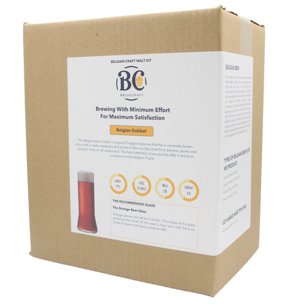 BelgeCraft Belgian Dubbel All Grain Malt Kit - BELGECRAFT