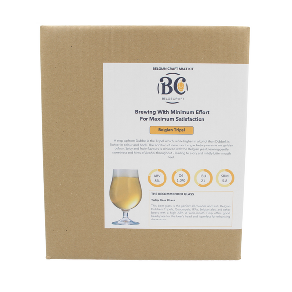 BelgeCraft Belgian Tripel All Grain Malt Kit - BELGECRAFT