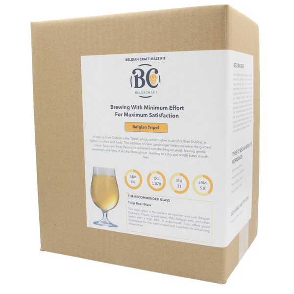 BelgeCraft Belgian Tripel All Grain Malt Kit - BELGECRAFT