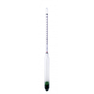 Hydrometer with 2 scales and measuring cylinder - BELGECRAFT